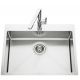 Fregadero acero inox Luisina Vibrato EV55