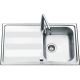 Fregadero de acero inoxidable Luisina Menuet EV5201 - 860 x 500 mm