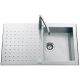 Fregadero de acero inoxidable Luisina Opus EV6901 - 860 x 500 mm