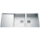 Fregadero de acero inoxidable bajo encimera Luisina Adagio EVSP5621 - 1150 x 440mm