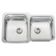 Fregadero 2 senos de acero Rodi INDIVIDUAL DUO 90R - 75x45