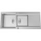 Fregadero 2 senos con escurridor de acero Rodi EVO 116 - 116x50