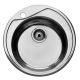 Fregadero circular Roca Ruedo Ø51 acero