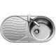 Fregadero de acero sobre encimera Teka DR-80 1C 1E - 840 x 440 mm