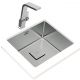 Fregadero de acero inox Teka FlexLinea RS15 45.40 - 490 x 440