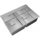 Fregadero doble cubeta Teka ForLinea RS15 2C 740 - 740 x 500