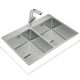 Fregadero doble cubeta Teka ForLinea RS15 2C 740 - 740 x 500