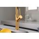 Grifo cocina flexible Imex Sena oro cepillado