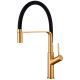 Grifo cocina flexible Imex Sena oro cepillado