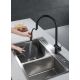 Grifo de cocina extraible Imex Berna Negro