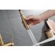 Grifo cocina extraible Imex Berna oro cepillado