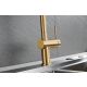 Grifo cocina extraible Imex Berna oro cepillado