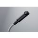 Grifo extraíble acero inoxidable Luisina Total Inox RC304DO negro detalle difusor
