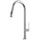 Grifo de cocina Luisina RC602P/DO - Monomando cromado con ducha. Caño pivotante.