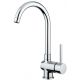 Grifo de cocina Luisina RCD73 - Monomando cromado con caño giratorio y maneta lateral