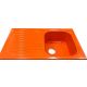 OUTLET - Fregadero sintético Poalgi Olivino 823 x 495 NARANJA