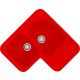 Fregadero esquinero Poalgi Basic Jade 118 Rojo Brillante