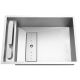Fregadero de acero + Grifo Rodi INVISIBLE 50 R0 - 62x44
