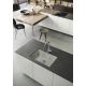 Fregadero rectangular resina Syan Seth - 660 x 510 mm resina bajo encimera