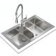 Fregadero doble seno Teka Brooklyn 90 M-XP 2C Rev