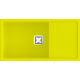 Fregadero Poalgi ZIE 81 1C+Esc Amarillo Brillante