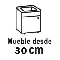 Para muebles desde 30Cm