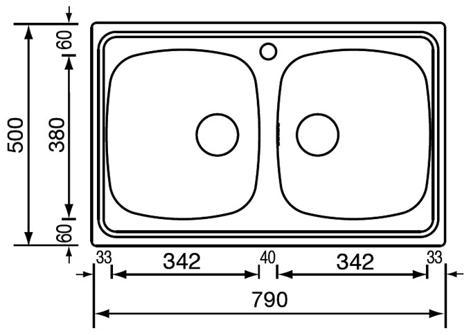 Medidas fregadero Luisina Jazzy Luisinox EV47201ve Medidas fregadero Luisina Jazzy Luisinox EV4720ve