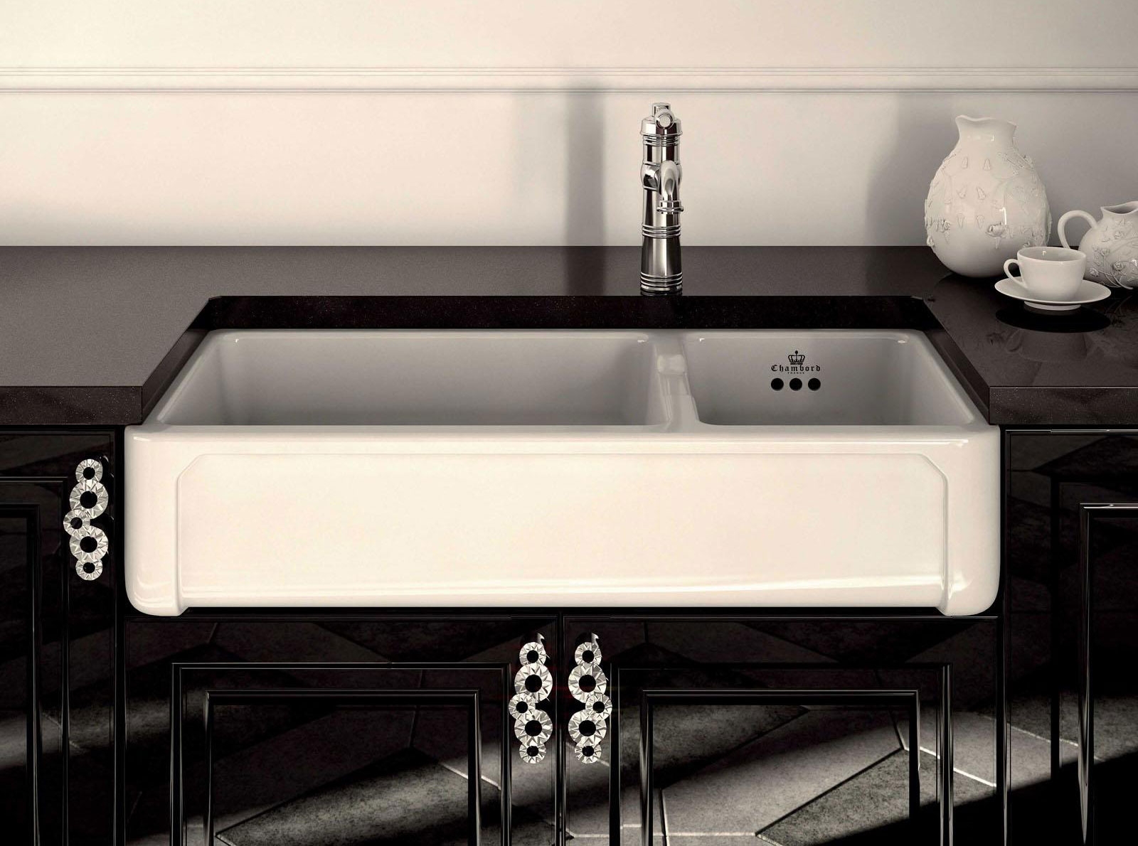 Medidas fregadero porcelana Chambord Henri III E2100 Medidas fregadero porcelana Chambord Henri III E2100