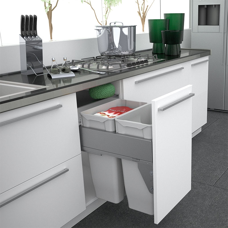 Ambiente cocina para los Cubos de basura Quadrifoglio 572