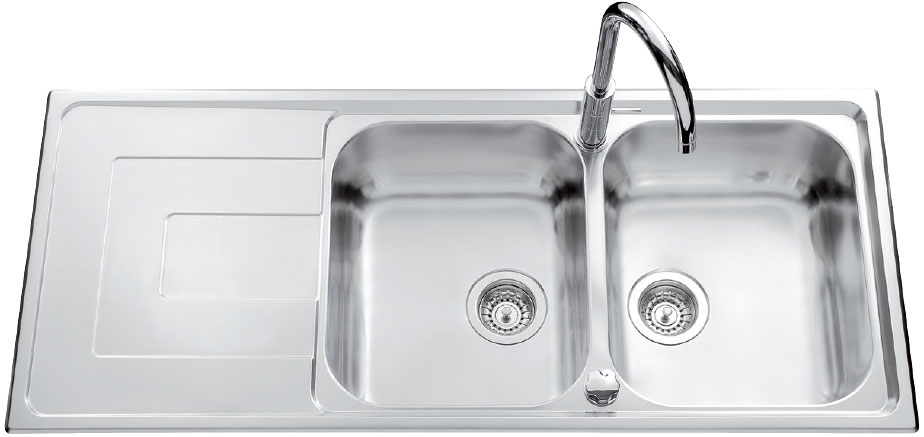 Fregadero de acero inoxidable Luisina Debussy Luisinox EV4821