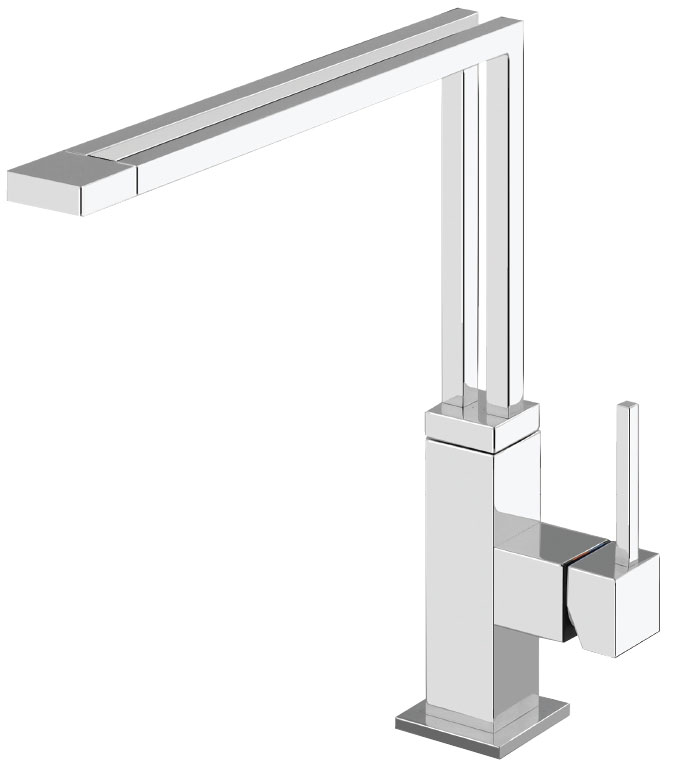 Grifo de cocina Luisina RCD475 - Monomando cromado de diseño Grifo de cocina Luisina RCD475 - Monomando cromado de diseño