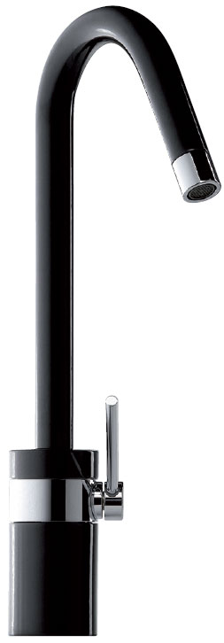 Grifo de cocina Luisina RCD57 - Monomando negro de diseño