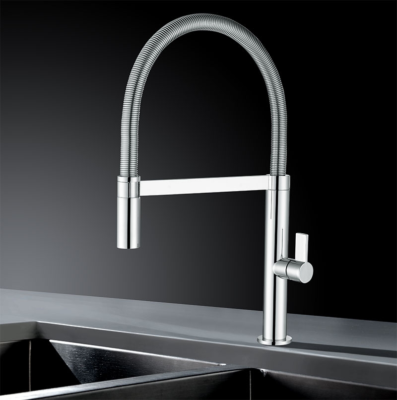 Grifo flexible Laos ideal para fregadero de 2 senos