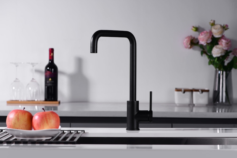 Grifo de cocina Imex Loira negro