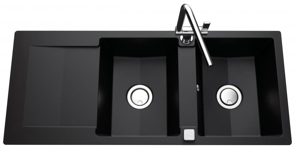 Fregadero de cocina Luisina EV2821 Nero Fregadero de cocina Luisina EV2821 Nero