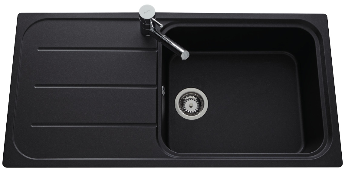 Fregadero de cocina Luisina EV39011 Nero Baghera
