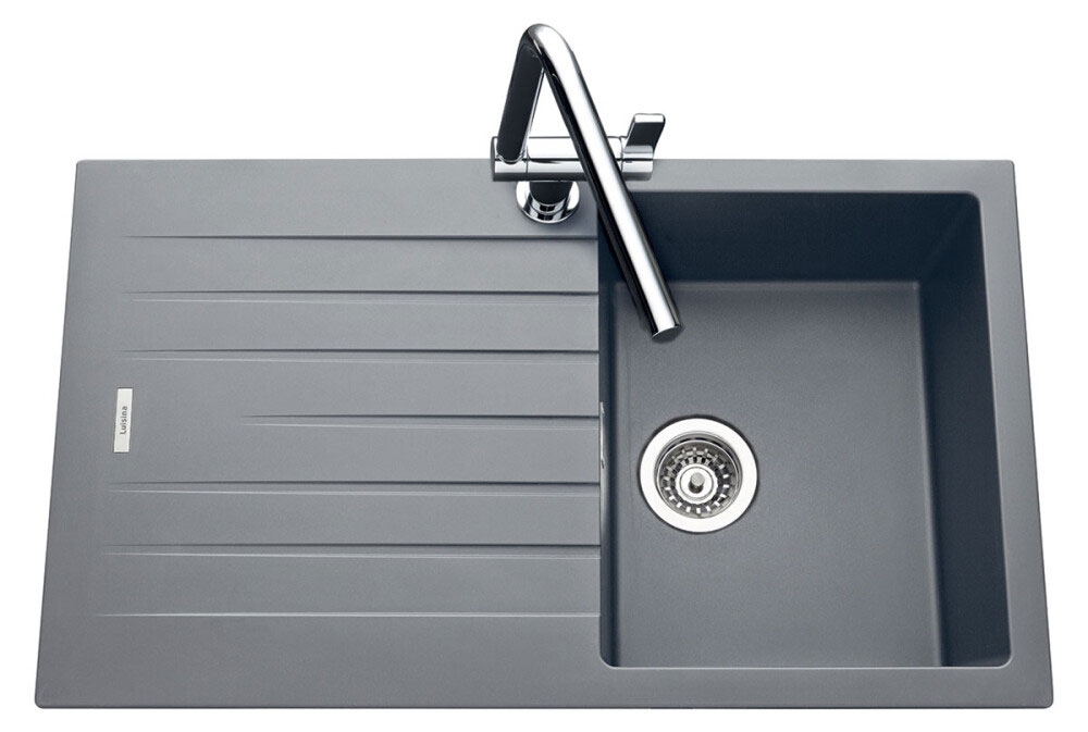 Fregadero seno + escurridor Luisina HIP HOP EV8701 CROMA Fregadero seno + escurridor Luisina HIP HOP EV8701 CROMA