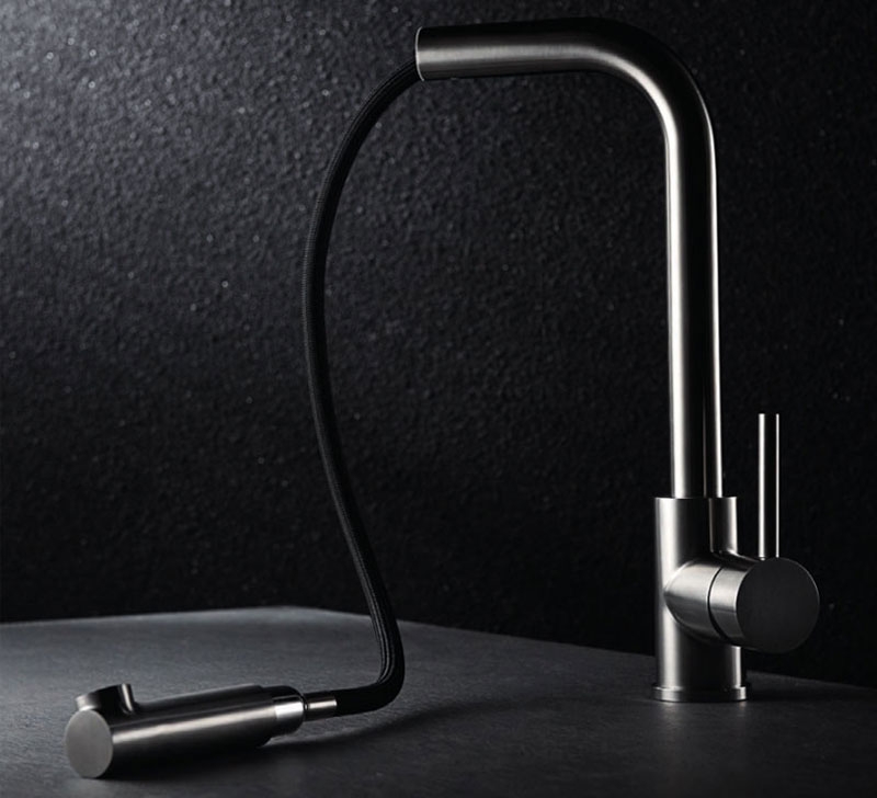 Grifo fregadero de cocina extraíble Malta