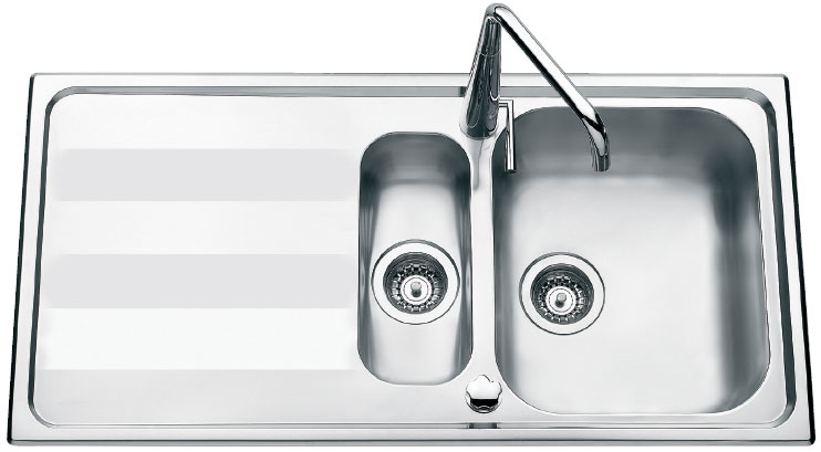 Fregadero de acero inoxidable Luisina Menuet Luisinox EV5211 Fregadero de acero inoxidable Luisina Menuet Luisinox EV5211