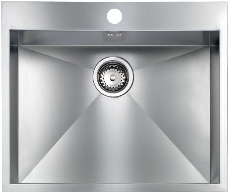 Fregadero de acero inoxidable Luisina Monteverdi Luisinox EV30MIL