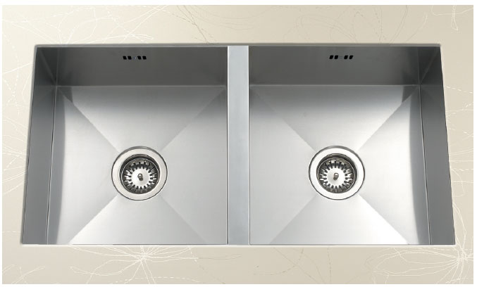 Fregadero de acero inoxidable Luisina Monteverdi Luisinox EVSP31MIL