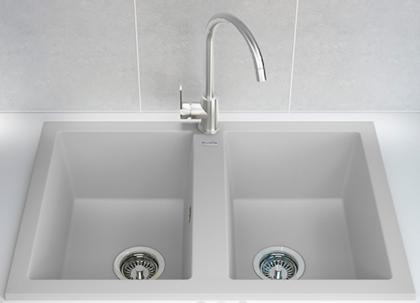 Fregadero de cocina doble seno munidilite Supreme 760 Fregadero de cocina doble seno munidilite Supreme 760