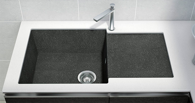 Fregadero de cocina seno y escurridor munidilite Supreme 880 Fregadero de cocina seno y escurridor munidilite Supreme 880