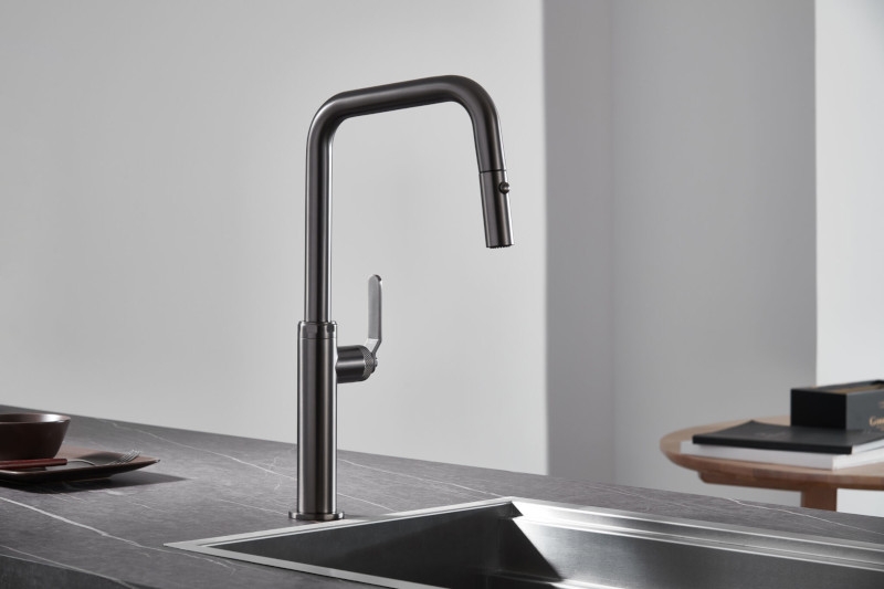 Grifo cocina extraíble Imex Niza Black Gun Metal