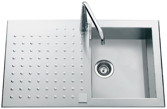Fregadero de acero inoxidable Luisina Opus Luisinox EV6901