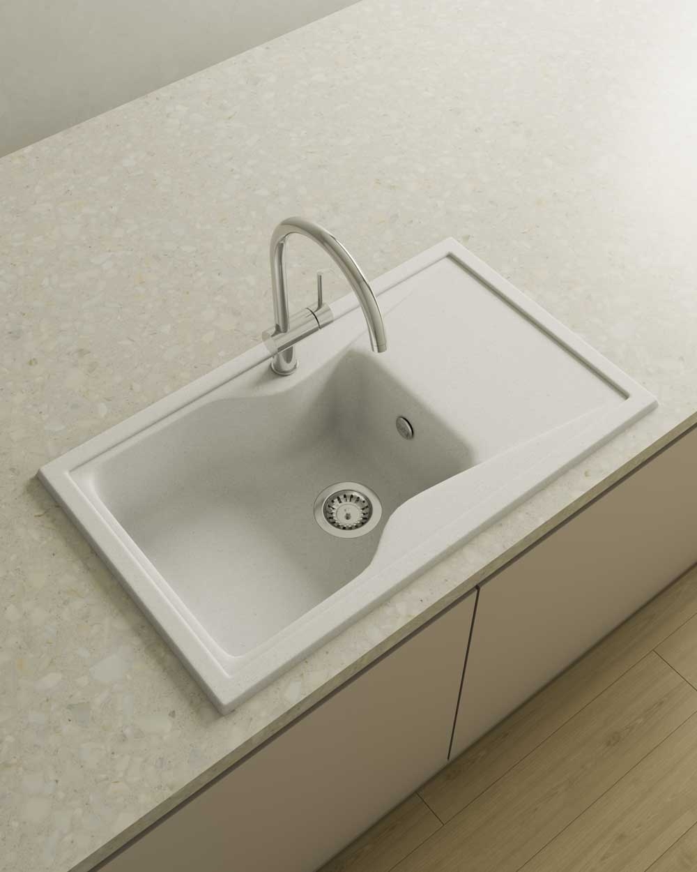 Fregadero Poalgi City Hekla 331 Blanco nieve Snow Fregadero Poalgi City Hekla 331 Blanco nieve Snow