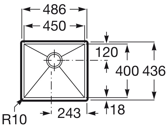 Medidas Fregadero cocina Roca paris 45 Medidas Fregadero cocina Roca paris 45
