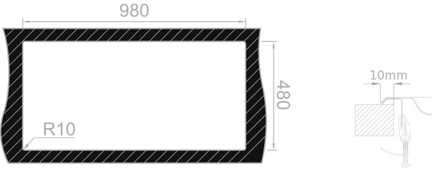 Medida de corte Rodi FUSION 100B Medida de corte Rodi FUSION 100B