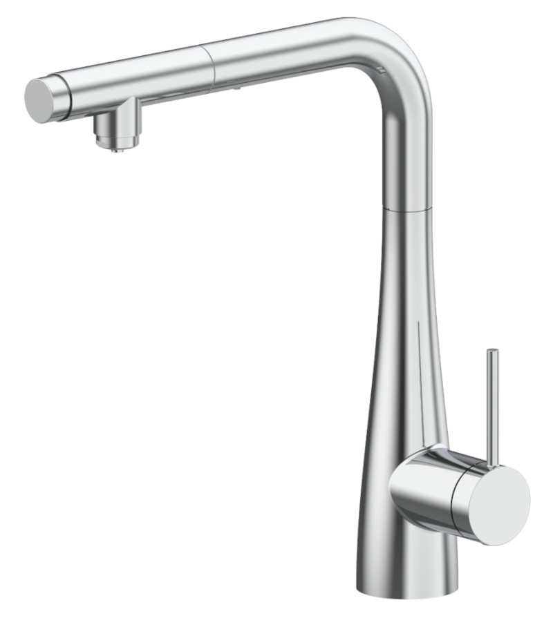 Grifo osmosis con caño extraible en acabado cromo Grifo osmosis con caño extraible en acabado cromo