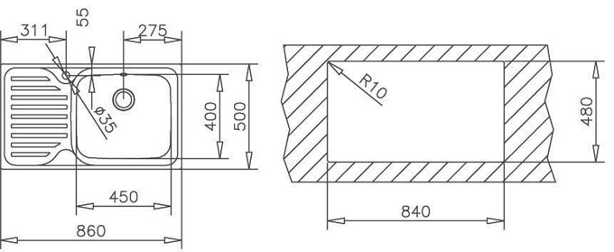 Fregadero TEKA Premium Classic 1C 1E - 11119200 (D) / 11119201 (I) Fregadero TEKA Premium Classic 1C 1E - 11119200 (D) / 11119201 (I)